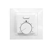 Termostato da pavimento 230V 16A controllo manuale alloggiamento ABS 5-40C porta
