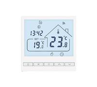 Termostato da pavimento Smart Home WIFI con regolatore di temperatura for riscaldamento a pavimento caldo Precisione Facilità Installazione(Electric Floor(16A),WIFI)