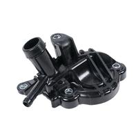 Termostato del liquido di raffreddamento del motor Connettore alloggiamento coperchio termostato pompa acqua Refrigerante 04E121121F Coperchio adatto per VW 04E 121 F 121F(With small tube)