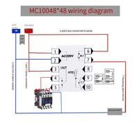 Termostato di precisione per controllo temperatura PT100 K ingresso termocoppia