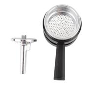 Termostato di sostituzione della caffettosta in alluminio Valvola doppia 2 tazza Anti -over Extraction Moka Pot Accessori termostato (Nero)