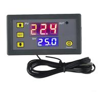 Termostato digitale con sensore di temperatura, regolatore di temperatura per un controllo accurato della temperatura nei sistemi di riscaldamento e raffreddamento, compatibile con tensioni multiple