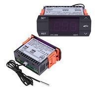 Termostato digitale con termostato touch 110 V-220 V con sensore -55 a 120 ° C, controllo della temperatura per le aziende agricole Magazzino Greenhous STC-3000(30A)