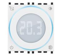 TERMOSTATO DIGITALE DISPLAY 230V INCASSO VIMAR 02970.B ARKE PLANA EIKON BIANCO