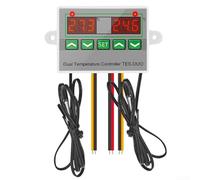 Termostato digitale intelligente per zfx-ST3012, 220 V, regolatore di temperatura a doppia zona con riscaldamento e raffreddamento, da -50 a 110 °C, precisione ± 0,5 °C, sonda, per incubatore HVAC