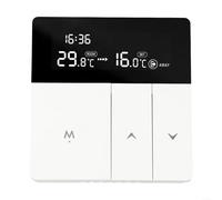 Termostato digitale per ambiente, regolatore di riscaldamento con display digitale per una regolazione precisa della temperatura, compatibile con caldaie ad acqua e a gas, corrente regolabile 3A o 16A