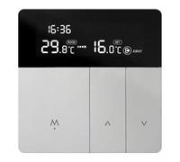 Termostato digitale per ambienti con display digitale per una regolazione precisa della temperatura, compatibile con caldaie ad acqua e a gas, corrente regolabile 3A o 16A, facile montaggio (Wifi-3A)
