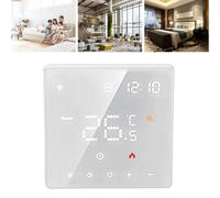 Termostato Digitale per Riscaldamento a Pavimento Acqua Tuya 100-250VAC Touch Control Bianco 3A