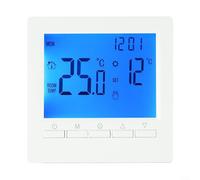 Termostato Digitale Programmabile per Caldaia e Riscaldamento a Pavimento con Display LCD, Programmazione 5+2 Giorni e Blocco Bambini