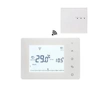 Termostato Digitale, Regolatore di temperatura programmabile touch screen termostato wireless for riscaldamento ambiente con caldaia a gas e attuatore