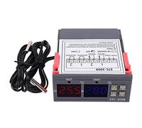 Termostato Digitale, Regolatore di Temperatura Regolabile Stc-3008 Termostato Intelligente MicroComputer Tem Control Monitor Con Doppio Display Sensore Sonda NTC(12v)