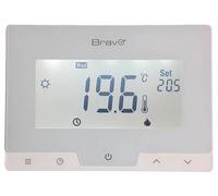 TERMOSTATO DIGITALE TOUCH PROGRAMMABILE LCD BIANCO CRONOTERMOSTATO ELETTRONICO