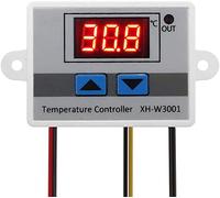 Termostato Digitale XH-W3001, Interruttore Riscaldamento e Raffreddamento 24V 110-220V, Sonda Impermeabile -50°C~110°C