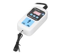 Termostato Digitale XK W2001, Regolatore di Temperatura Elettronico con Display Preciso a 0,1°C, Funzione di Avviso Guasti, per Presa Standard - Ideale per Controllo Termico Domestico