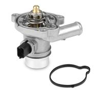 Termostato e alloggiamento della Guarnizione Termostato del Liquido di Raffreddamento del Motore in Alluminio Adatto per Chevy Cruze Trax 1.4L Sonic OEM 131-180 34709 730-221 55579010 902-808