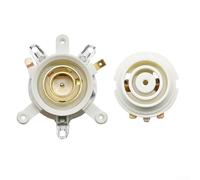 Termostato elettrico di ricambio per bollitore elettrico con manico superiore, interruttore di controllo della temperatura per base bollitore, resistente alle alte temperature (bianco)