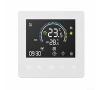 Termostato elettrico per riscaldamento a pavimento ad alta potenza, 25 A, 5000 W, WiFi, con ampio display touchscreen, compatibile con app Tuya, intervallo di temperatura regolabile da 5 a 90 ℃