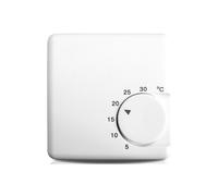 Termostato elettronico analogico selett. rotante 5 - 30 gradi caldo freddo 230V