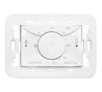 TERMOSTATO ELETTRONICO DA INCASSO 3 MODULI NEW Bianco
