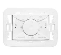 TERMOSTATO ELETTRONICO DA INCASSO 3 MODULI NEW Bianco