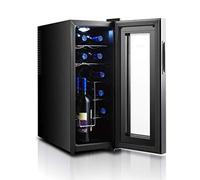 Termostato elettronico per refrigeratore per vino da 12 bottiglie, display digitale della temperatura con pannello a sfioramento, funzionamento silenzioso Frigo per vino termoelettrico indipendente Pi