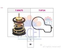 Facet Termostato motore 7.8967 – 80°C per VW, SEAT, SKODA, AUDI