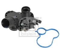 FEBI BILSTEIN 174390 Termostato motore con alloggiamento con guarnizione 83°C Compatibilità con PEUGEOT 208 I Hatchback CA, CC 2008 Station Wagon CU 308 II, CITROËN C3 II SC