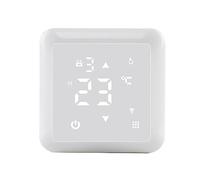 Termostato for caldaia a gas Tuya, regolatore di temperatura digitale for riscaldamento touch screen Wi-Fi funziona a casa(Underfloor Heating)