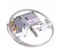 Termostato for frigorifero 1PC 1200mm AC 220V 6A Terminali WPF-20 a 2 pin Termostato for frigorifero congelatore con cavo metallico Prese elettriche e accessori