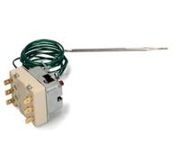 TERMOSTATO FRIGGITRICE 257°-20°C 55.32545.800 6 CONTATTI TRIFASE - 380 VOLT CON PULSANTE Lunghezza capillare: 1800mm. Sonda: Ø4mm, lunghezz a 120mm. 6 contatti, con pulsante.