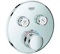 Termostato Grohe Grohtherm SmartControl con due valvole di intercettazione, r...