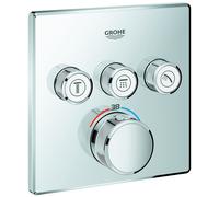 Termostato Grohe Grohtherm SmartControl con tre valvole di intercettazione, 2...
