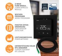 Termostato Heatit Z-TRM6 Z-Wave Controllo Del Termostato A Sensore Touch
