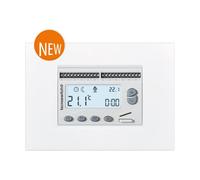 Termostato INCASSO cronotermostato digitale incasso 503 NERO BIANCO x bticino