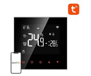 Termostato Intelligente Avatto ZWT100-WH-3A Cablaggio per Riscaldamento