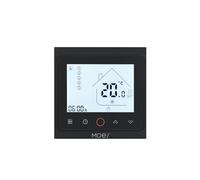 Termostato intelligente for il controllo della temperatura ambiente, riscaldamento a pavimento elettrico/ad acqua, caldaia a gas, compatibile con Alexa, compatibile con Google Home(GA Black)