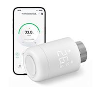 Termostato intelligente per radiatore, valvola termostatica per radiatore, con controllo programmabile del riscaldamento, compatibile con supporto vocale