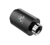 Termostato intelligente per radiatore Zigbee connesso con app di controllo Tuya per soluzioni di riscaldamento domestico ad alta efficienza energetica (nero)