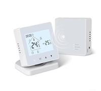 Termostato intelligente programmabile, termostato wireless WIFI per riscaldamento dell'acqua a parete per caldaia termostato regolatore di temperatura (senza Wi-Fi)