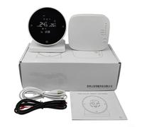 Termostato Intelligente Programmabile Wireless RF433 per Caldaie a Gas e Sistemi di Riscaldamento ad Acqua, per Tuya per Smart Life App, Blocco Bambini e Gestione Multi-Stanza(Without WIFI)