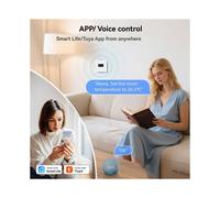 Termostato Intelligente Tuya WiFi Regolatore di Temperatura Ambiente per Casa Display LCD Digitale Caldaia A Parete 3A