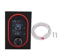 Termostato intelligente WiFi di Cheotime 2,4 GHz per la casa con sensore di camera, 7 giorni programmabili, termostati WiFi di risparmio energetico per casa, app e controllo (Nero)