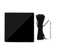 Termostato intelligente WiFi Regolatore di temperatura per riscaldamento elettrico con display LCD e controllo APP del telefono per il di riscaldamento domestico Materiale ABS (Nera)