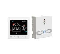 Termostato intellinte digitale programmabile wireless Tuya Regolatore di temperatura for caldaia a gas for il controllo del riscaldamento a stanza domestica(White-Temperature controller)