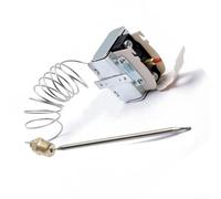 Termostato limite ad alta temperatura per friggitrice Pitco, modello PP10084/Lchmo5030, per E500D, filettatura MPT da 1/4", fino a 230°C