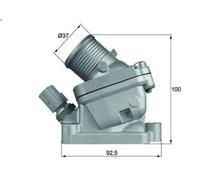 Termostato, liquido di raffreddamento MAHLE TH 36 90D per V50 (545) 2.4 2006-