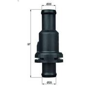 Termostato, liquido di raffreddamento MAHLE TH 5 75 per TT (8J3) 2 2010-2014