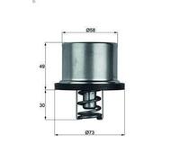 Termostato, liquido di raffreddamento MAHLE THD 1 79 BMW 3 (E90) 4 2007-2011