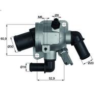 Termostato, liquido di raffreddamento MAHLE TI 173 88 MUSA (350_) 1.4 2004-2012