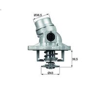 Termostato, liquido di raffreddamento MAHLE TM 12 105 per 7 (E38) 3.5 1998-2001